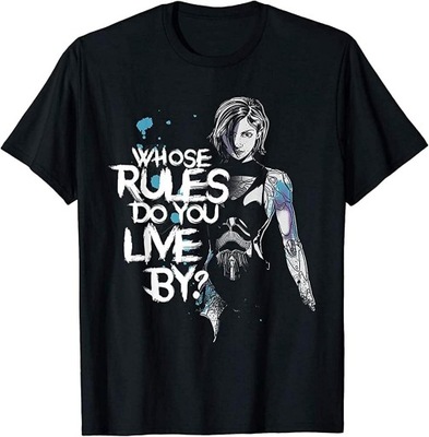 Alita Battle Angel Rules Cotton Koszulka Unisex cotton T-Shirt