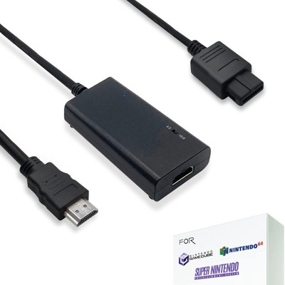 HUB HDMI do Konsol Nintendo Gamecube, Nintendo 64 N64, Super Nintendo SNES