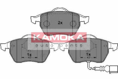 КОЛОДКИ HAM ПЕРЕД KAMOKA AUDI A3 1.8 T 180KM 132KW