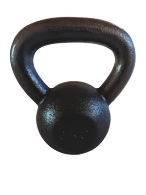 Kettlebell Cast Fitness 6 kg żeliwny czarny