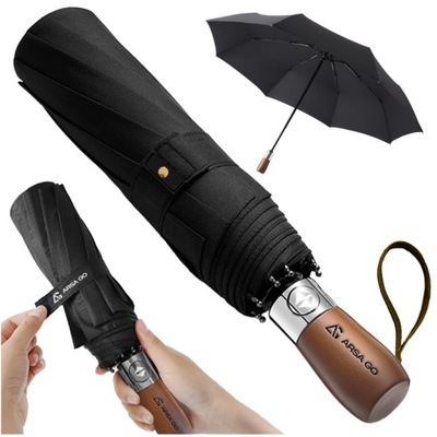 DUŻY PARASOL XXL SKŁADANY AUTOMAT PARASOLKA WODOODPORNA PRZECIWSŁONECZNA