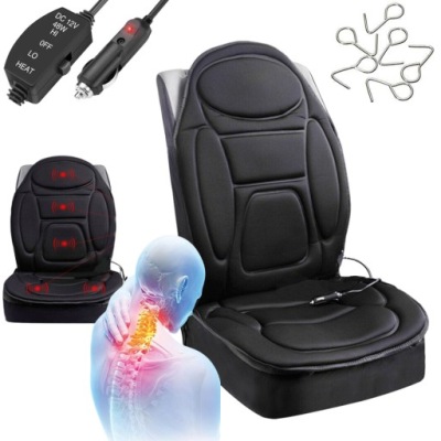 MATA MASUJĄCA MASAŻ GRZEJĄCA DO SAMOCHODU DOMU BOLĄCY KRĘGOSŁUP