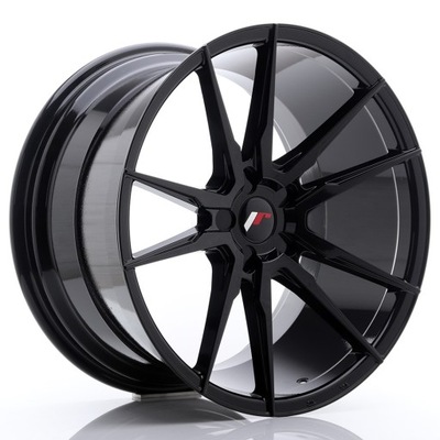 JR WHEELS JR21 20X11 ET30-50 5H BLANK GLOSSY BLACK