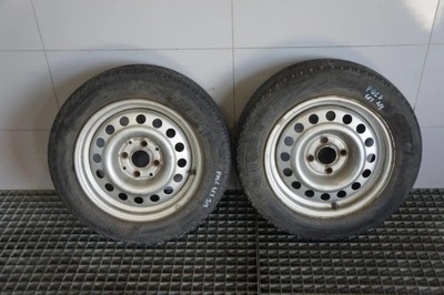 2X LLANTAS ACERO 4X100 - KBA43736 - ET-38 VW POLO 6N 