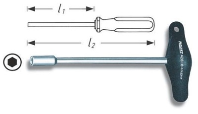 WKRĘTAK NASADOWY 10 MM UCHWYT T