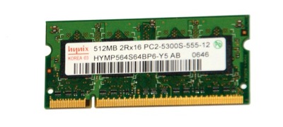 Hynix 512MB 2Rx16 PC2-5300S