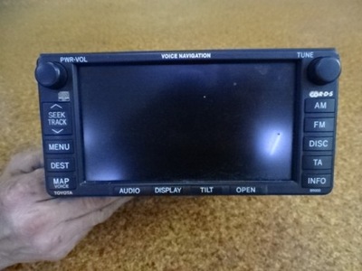 Toyota hilux 07r радіо cd широкий навігація фото №1