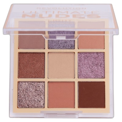 REVOLUTION Ultimate Nudes Light Paleta 9 Cieni