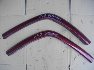 Jeep cherokee wk2 накладка крыла левая задняя фото №1