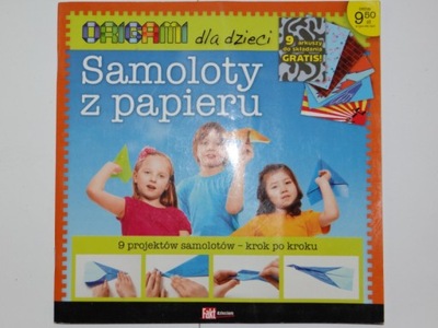 SAMOLOTY Z PAPIERU ORIGAMI DLA DZIECI