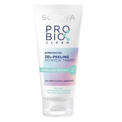 SORAYA Probio Clean żel-peeling do mycia twarzy