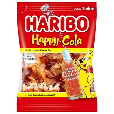 Haribo żelki Happy Cola z Niemiec 175g