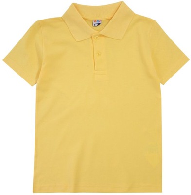 POLO POLÓWKA T-SHIRT ŻÓŁTY 164-170 J134G