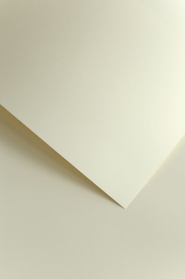 PAPIER KARTON OZDOBNY ZAPROSZENIA DYPLOMY WIZYTÓWKI GŁADKI KREMOWY 160G/M2