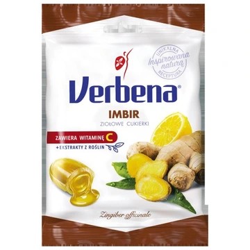 Cukierki Imbir 60g -Verbena imibirowe Verbena