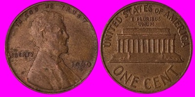 1 Cent USA 1960 D Mennica Denver U 215