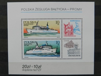 Blok 128 ** - Polska żegluga bałtycka