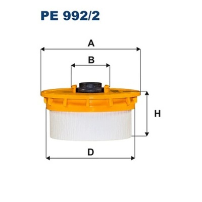 FILTRO COMBUSTIBLES FILTRON PE 992/2  