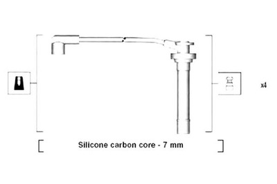 ПРОВОДА ЗАЖИГАНИЯ NISSAN MAGNETI MARELLI