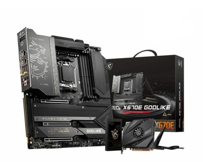 MSI MEG X670E GODLIKE AMD X670 Gniazdo AM5 Rozszerzone ATX