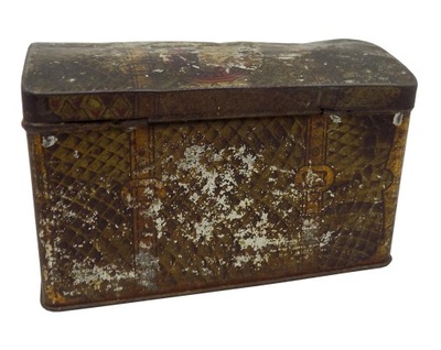 zabytkowa puszka The Best Tea ARING