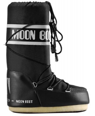 Ciepłe Śniegowce Moon Boot Icon Nylon Black r. 35/38