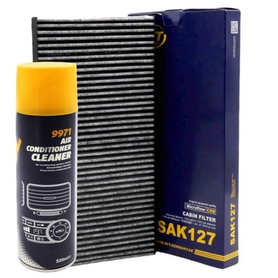 FILTER CABIN CARBON SCT SAK127 +DO KLIMA. 520ML  