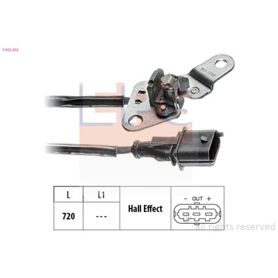 CZUJNIK, POZYCJA SHAFT VALVE CONTROL SYSTEM EPS 1.953.355  