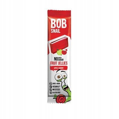 Przekąska Jabłkow Wiśnia bez Cukru 38g Bob Snail