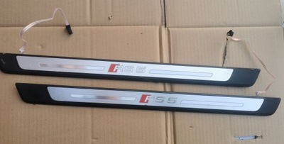 Молдинг накладка поріг led audi rs5 8w lift 2021 фото №1