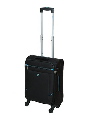 Włoska walizka Dielle 300 4koła 55cm kabinowa czarna