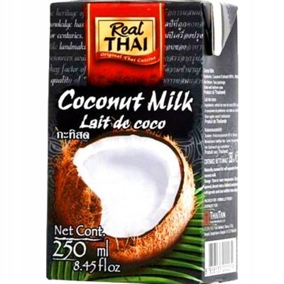 Real Thai Mleczko kokosowe ''Lait de coco" 250ml