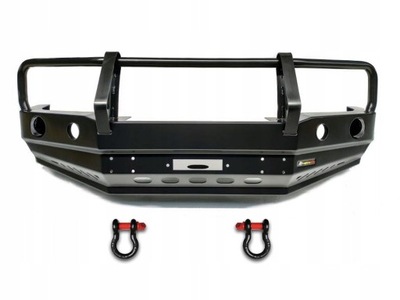 Бампер сталевий передній перед nissan patrol y61 фото №1