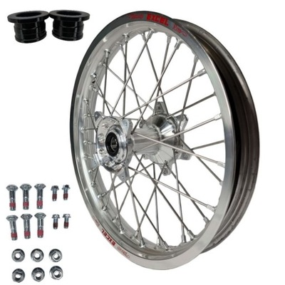 RUEDA COMPUESTO PARTE TRASERA REX WHEELS 18X2.15 PLATEADO  