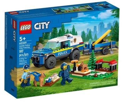 LEGO CITY 60369 SZKOLENIE PSÓW POLICYJNYCH...