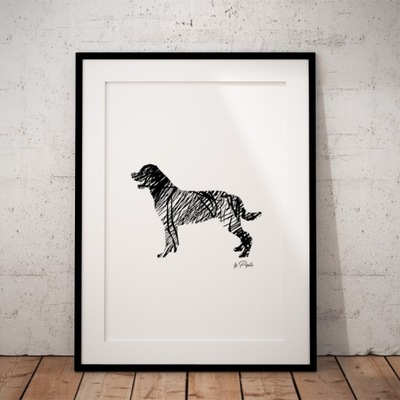 Plakat z Rottweiler - Kolekcja Art