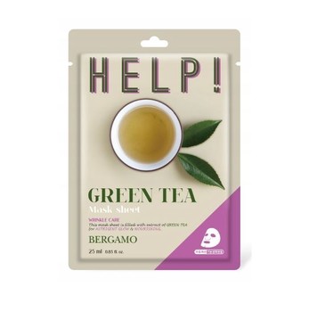 BERGAMO HELP! MASECZKA twarz ZIELONA HERBATA 25 ml