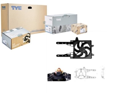 Вентилятор радиатора с корпус fiat punto lancia фото №1