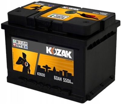 BATERÍA KOZAK KO600 60AH/610A [SAE] 60AH  