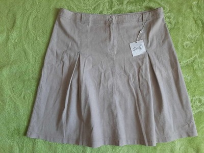SALLY spódnica szarobeżowa jeansowa NOWA 5XL/50