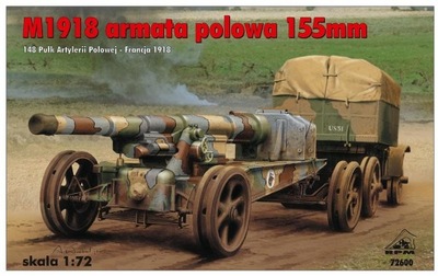 M1918 armata polowa 155mm - 72600' - 1/72