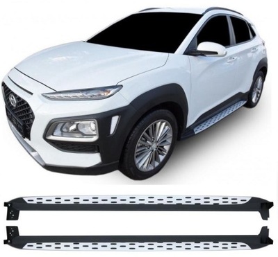 Пороги пороговые hyundai kona 2017- новый комплект фото №1