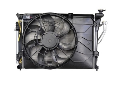 Новий комплект радіатор вентилятор hyundai i40 at фото №1