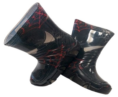 KALOSZE GUMOWCE SPIDERMAN CZARNY R 28 WKŁADKA 18,00 CM