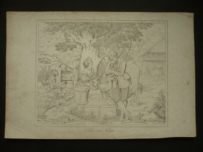 przy studni, oryg. 1836