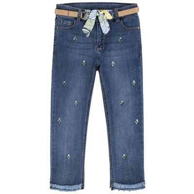 Spodnie jeans 7/8 dziewczęce Mayoral 6536-86 r. 157
