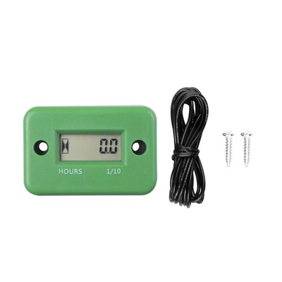 Motorcycle Hour Meter Inductive Hour Meter LCD Display Digital for U~79375