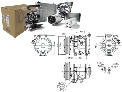 NISSENS 89250 КОМПРЕСОР, КОНДИЦІОНЕР