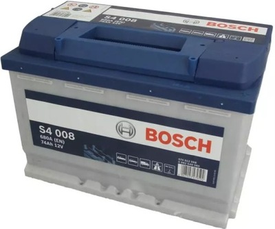 BOSCH SILVER S4 BATERÍA 74AH 680A P+  