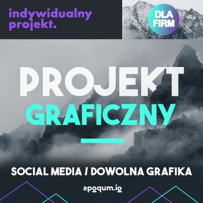 Projekt graficzny Facebook, Instagram social media